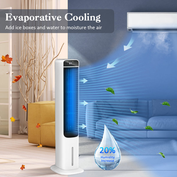 oylus 41.5" Evaporative Air Cooler Tower Fan Humidifier Portable Air